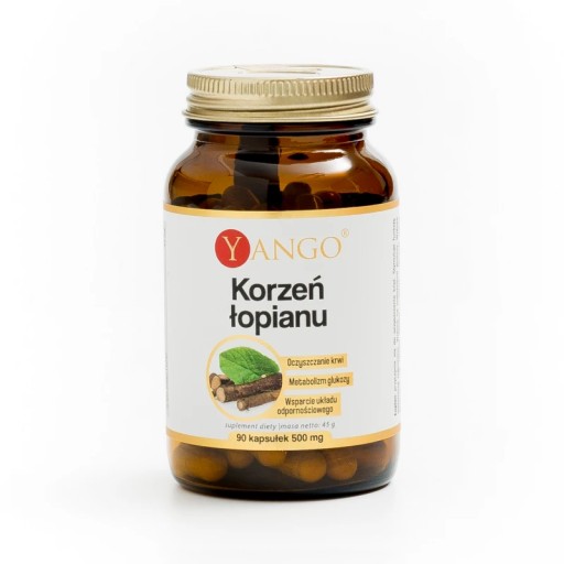 YANGO KORZEŃ ŁOPIANU 90 KAPS. KREW METABOLIZM