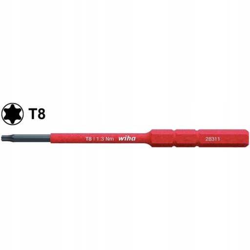 WIHA bit wymienny torx T8 x 75 mm slimBit 35506