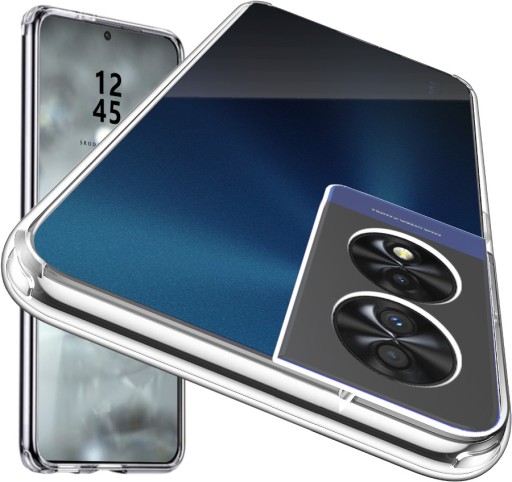 ETUI DO TCL 40 NXTPAPER SOFT CLEAR CASE CRYSTAL LIQUID + SZKŁO