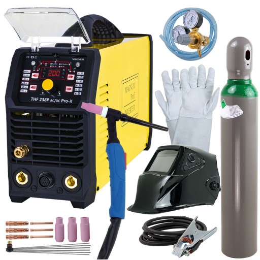Magnum THF 238 Pro X TIG AC DC MMA spawarka zestaw
