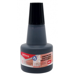 Tusz do pieczątek Office Products czarny 30 ml.