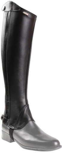 Czapsy HIPPICA skórzane Elastic czarne 03 (37/33)