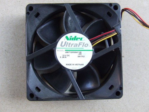 Wentylator DC 12V/0,24A (80x80x25mm)