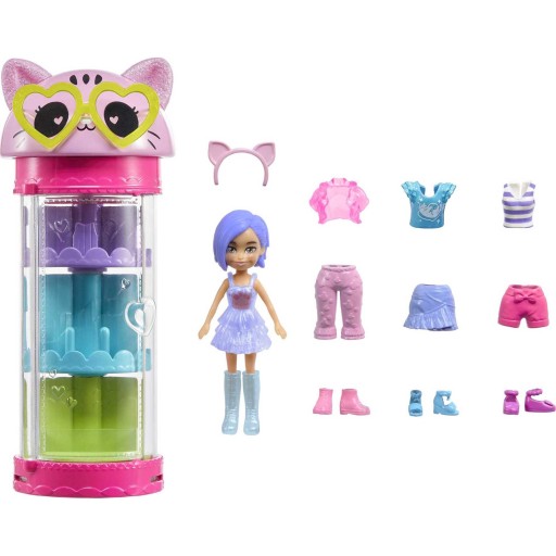 LALKA POLLY POCKET KARUZELKA STYLU zestaw kotek