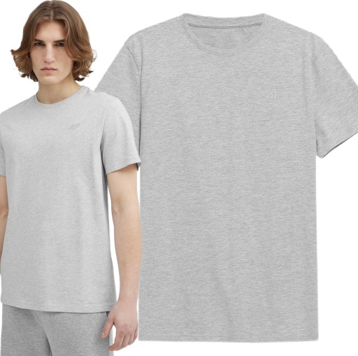 KOSZULKA MĘSKA 4F T-SHIRT SPORTOWY TTSHM536 L
