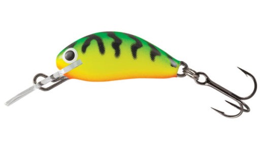 WOBLER SALMO HORNET 3,5cm/2,2g - GREEN TIGER [PŁYW