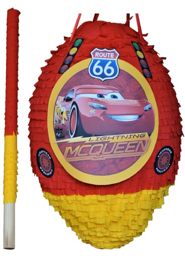 Piniata CARS Auta Zygzak McQueen 85cm + KIJ