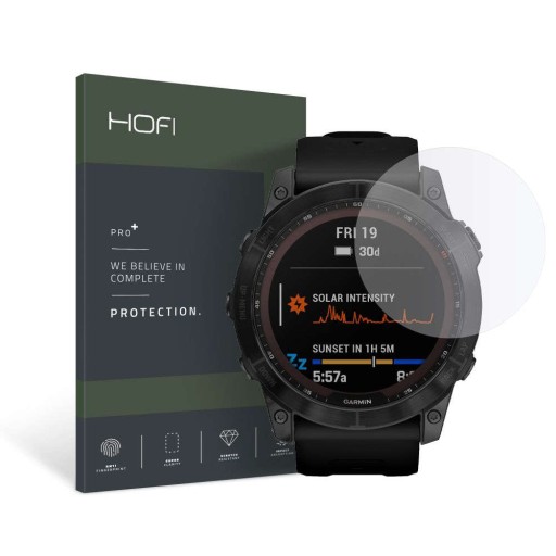 Szkło hartowane Hofi Glass Pro+ do Garmin Fenix 6x / 6x Pro / 7x #48158-uni