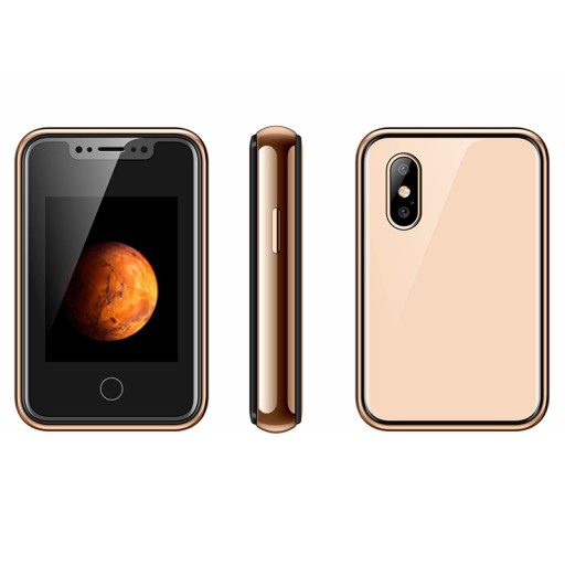 8XR Mini Cellphone Dual SIM Dual Standby Touch Screen Mobile Phone