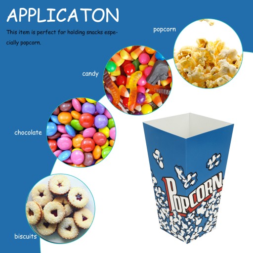 JEDNORAZOWE POJEMNIKI NA ŻYWNOŚĆ MIKROFALOWY ROŻEK NA POPCORN