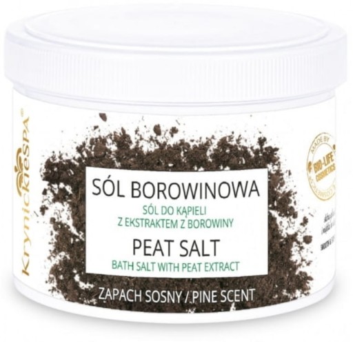 KrynickieSPA Sól borowinowa - zapach sosny 500g