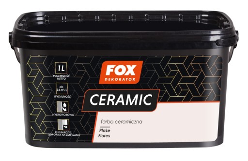 FARBA CERAMICZNA ANTYPLAMA FOX PLAŻE FLORES 1L