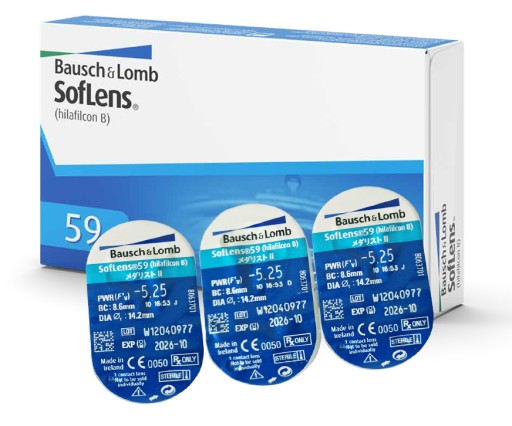 Soflens 59 6 szt. Comfort Soczewki. Moc: -1,00