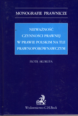Nieważność Czynności Prawnej W Prawie Polskim Na