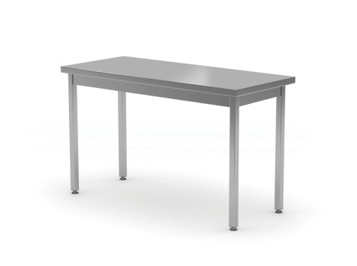 Stół centralny bez półki - skręcany HENDI Kitchen Line 800x600x(H)850mm