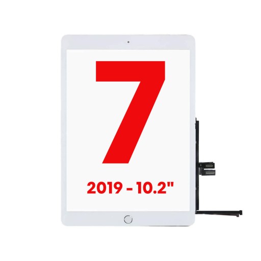 Digitizer ekran dotyk szyba do LCD Apple iPad 7 10.2 2019 A2197 A2200 A2198
