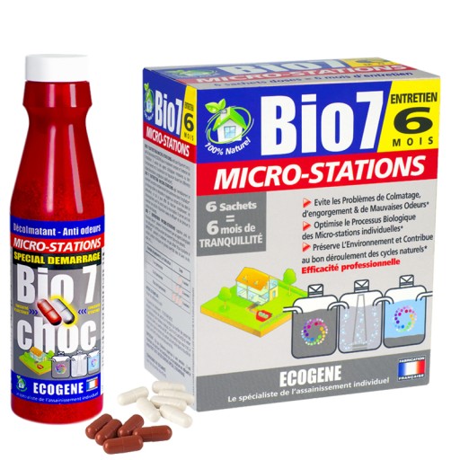 Bio7 Choc + Entretien Microstations TLENOWE SZAMBA