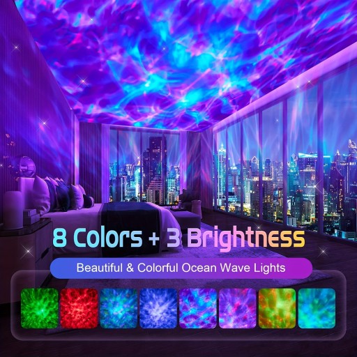 1set 4 In 1 Galaxy Projector Light With Touch & Remote Con