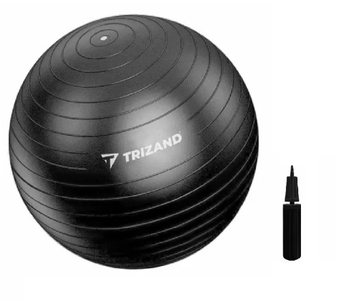 PIŁKA FITNESS- GIMNASTYCZNA 65 cm + POMPKA