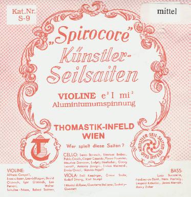 Thomastik Spirocore E S9 struna skrzypcowa 4/4