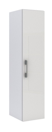 SŁUPEK ŁAZIENKOWY WISZĄCY SZAFKA WISZĄCA125X30X32CM LUNA 1D Biała