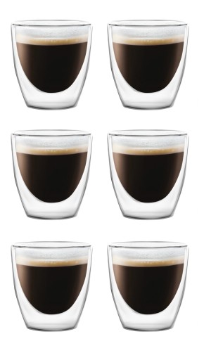 Szklanki termiczne do kawy espresso Vialli Design AMO 80ml 25837 (6szt.)