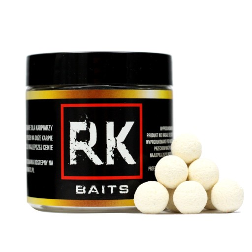 Kulki proteinowe RK Baits Garlic Pop Up 12mm Haczykowe Pływające Czosnek