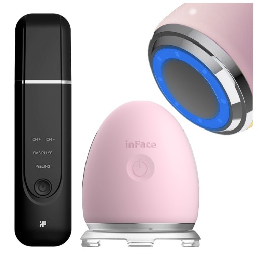 InFace PEELING KAWITACYJNY + masażer twarzy JAJKO