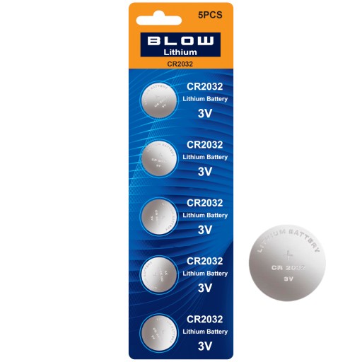 5x MOCNA BATERIA LITOWA CR2032 3V LITHIUM ZEGARKOWA PASTYLKA DL2032 SB-T51