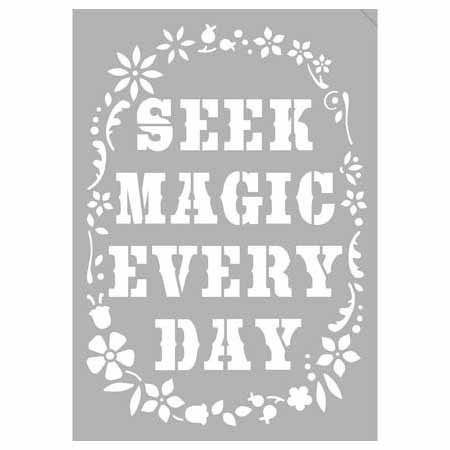 MASKA SAMOPRZYLEPNA A4 - Text Seek Magic Every Day