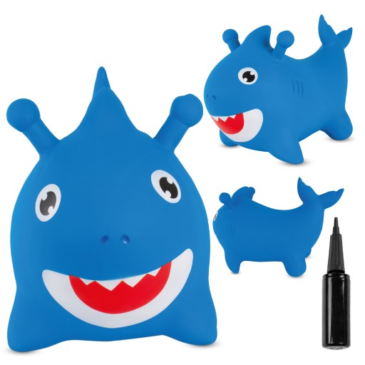 Gumowy skoczek Baby Shark dla dzieci z pompką