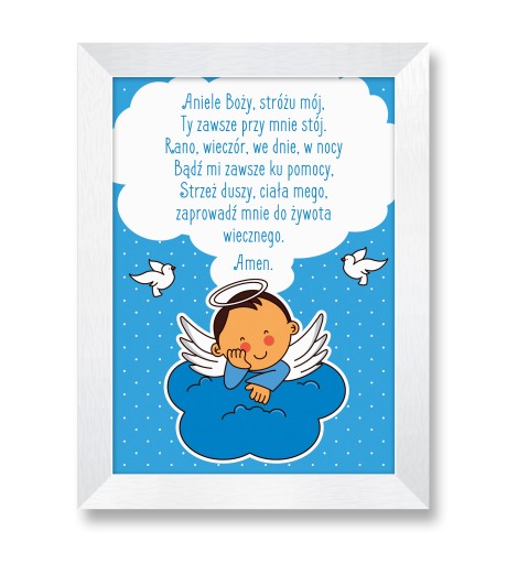 Obraz prezent Chrzest pamiątka chrztu dla dziecka