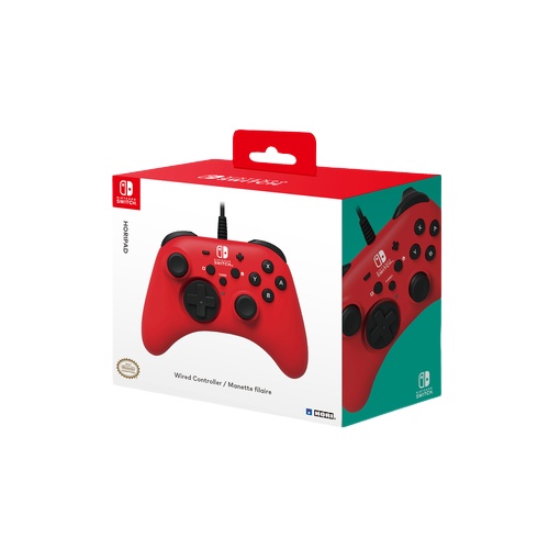Pad HORIPAD Red - Nintendo Switch Wired Controller