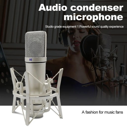 Condenser Microphone for Studio Vocals Instruments Podcasting and Professio