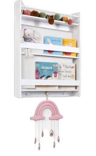 KLUPŚ PÓŁKA WISZĄCA REGAŁ NA KSIĄŻKI MEBLE SOFIE
