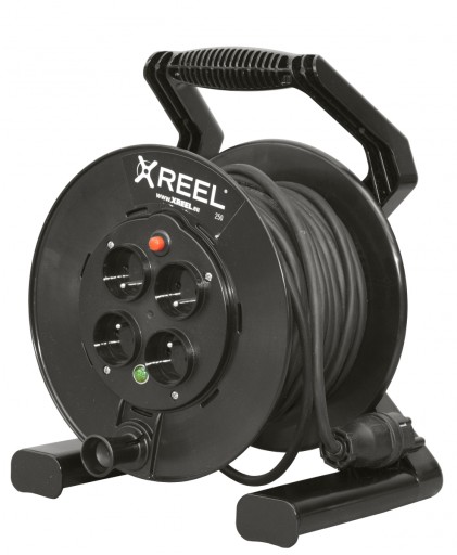 PCE XREEL PRZEDŁUŻACZ BĘBNOWY 4XZ/U 40M IP20 H05RR-F 3X2.5 16A 92501T48273
