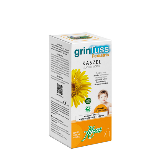Aboca Grintuss Pediatric KASZEL suchy-mokry 128g