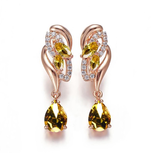 Drop Earrings Quality Cubic Zirconia