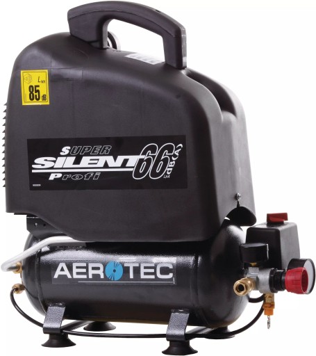 Cichy kompresor przenośny bezolejowy AEROTEC Vento Silent 6L