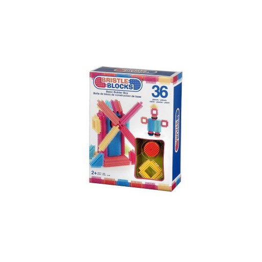 Bristle Blocks Set – KLOCKI JEŻYKI – 36 elementów