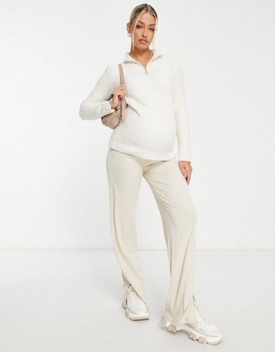 MISSGUIDED SWETER DAMSKI CIĄŻOWY ZAMEK 34/36 1RRJ