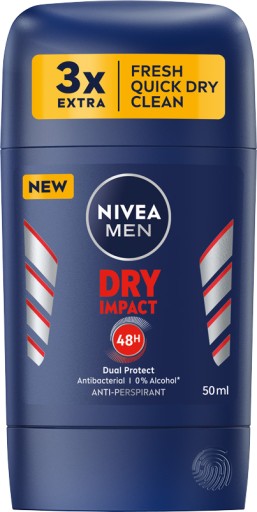 NIVEA MEN Impact Antyperspirant w sztyfcie, 50 ml