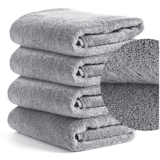 KOMPLET RĘCZNIK FROTTE 70x140 HOTEL SALON SPA 4szt