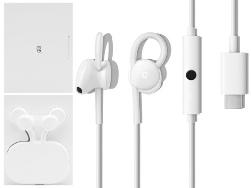 ORYGINALNE UNIWERSALNE SŁUCHAWKI GOOGLE PIXEL USB-C TYP C G957-00484