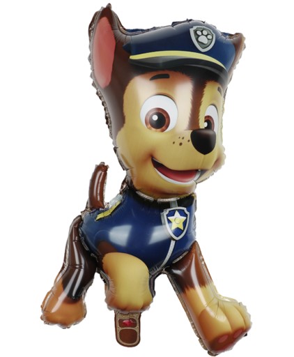 Balon foliowy Psi Paw Patrol CHASE urodziny 58cm