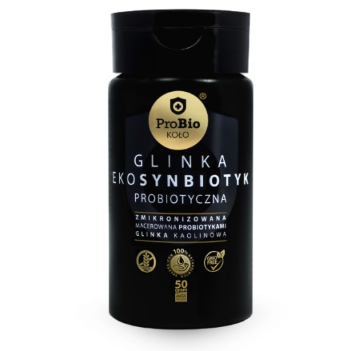 Probiotyczna Glinka Kaolinowa EkoSynbiotyk Probio Koło - 50g