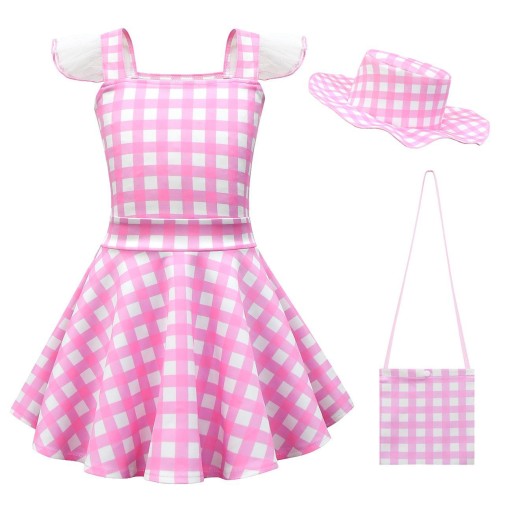 cosplay dziecięca Barbie Halter Kleid Tutu Rock B53-45