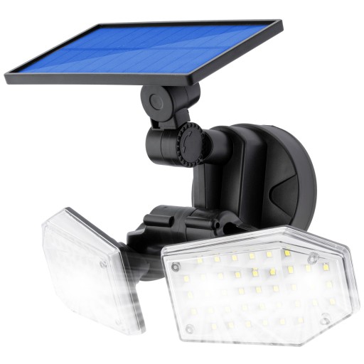 LAMPA SOLARNA LED SMD HALOGEN Z CZUJNIKIEM RUCHU
