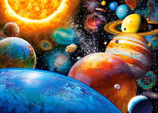 CASTORLAND Puzzle 180 elementów Planets and their