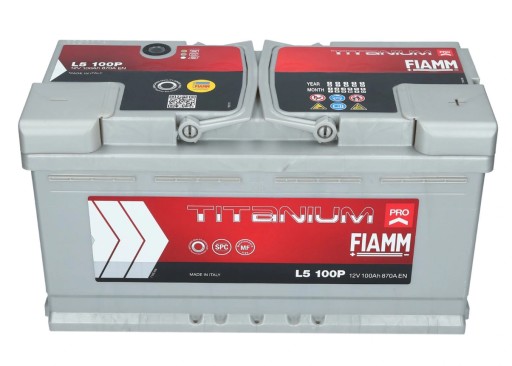 Akumulator FIAMM Titanium PRO L5 100P 100 Ah 870A